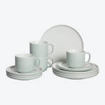 Produktbild f�r 'Kaffeetasse mit Untertasse in skandinavischem Design'
