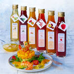 Produktbild fr '3-tlg. Set: Franzsischer Fruchtpree-Essig Passionsfrucht, Piment dEspelette,Apfel-Honig'