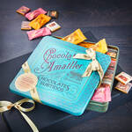 Produktbild fr 'Spanische Schokoladen-Spezialitten - in Jugendstil-Geschenkdose, 244 g'