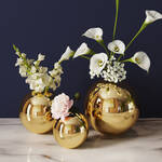 Produktbild fr 'Unikat Kugelvasen fr glamourse Deko, Blumenvase, Tischvase, Dekovase'