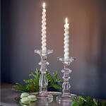 Produktbild f�r 'Kerzenst�nder - transparentes Glas, moderne Form'