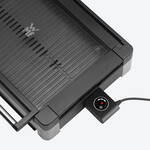 Produktbild fr 'WMF-Glasdeckel-Tischgrill: Verhindert Fettspritzer, reduziert Gerche, erzielt supersaftige Grillergebnisse'