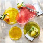 Produktbild f�r 'Gussglas-Salat- und Dessertteller in sommerlicher Fr�chteoptik'