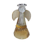Produktbild f�r 'Handgearbeiteter Kristallglas-Engel mit Facettenschliff'
