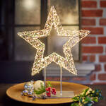 Produktbild fr '720 LEDs lassen Metallstern erstrahlen, Fensterstern, Weihnachtsdeko, Dekoleuchte'