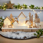 Produktbild fr 'Gemtlich beleuchtetes Winterdorf, Weihnachtshaus, Weihnachtsstadt, Weihnachtsbeleuchtung'