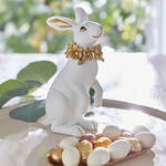 Produktbild fr 'Schnupperhase mit goldenem Blumenkranz'