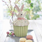 Produktbild fr 'Originelle Keramikdose mit Osterhase'