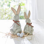 Produktbild fr 'Edel glasierter Osterhase mit Schleife'
