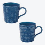 Produktbild fr 'Maritimes Kaffeebecher-Set Porzellan'