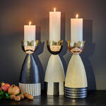Produktbild f�r 'Kerzenst�nder Heilige 3 K�nige - Metall, �/H 15/40 cm, 3 Ausf�hrungen'