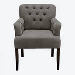 Produktbild fr 'Nobler Chesterfield Sessel in Stoffvariante Samt mit Armlehne'