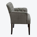 Produktbild fr 'Nobler Chesterfield Sessel in Stoffvariante Samt mit Armlehne'