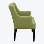 Produktbild fr 'Komfortabler Sessel mit Armlehne Empire in Stoffvariante Velours'