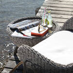 Produktbild fr 'Wetterfester Beistelltisch aus innovativem Materialmix, Fuablage, Ablagetisch'