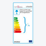 Produktbild fr 'Statement Tischlampe mit olivgrnem Textilschirm'