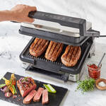 Produktbild fr 'Automatik-Kontaktgrill: Punktgenau Fleisch, Fisch, Geflgel, Burger, Panini grillen'