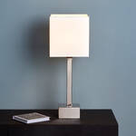 Produktbild f�r 'Stylische Lambert Tischleuchte Manhattan&nbsp;mit Stoffschirm - 18,5/18,5 x 47 cm hoch&nbsp;'