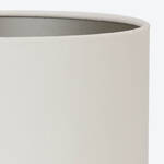 Produktbild fr 'Textiler Velours-Lampenschirm in creme fr Stehlampen, Zylinder, Lampenschirm,'