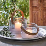 Produktbild fr 'Top Design: Mundgeblasenes Glas-Windlicht fr drinnen und drauen'