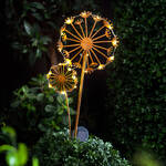 Produktbild fr 'LED-Solar-Pusteblume in schner Rost-Optik'