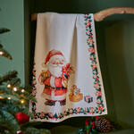 Produktbild fr '2er-Set Geschirrtcher Weihnachtsmann - 50 x 70 cm'
