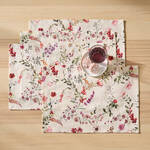 Produktbild fr '2er-Set Matelass-Tischsets mit Digitaldruck - 2 Stck, 35 x 50 cm'
