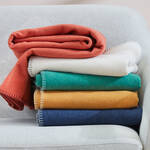 Produktbild f�r 'Kuschel-Fleecedecke mit hohem Baumwollanteil, Kuscheldecke, Wohndecke, Sofadecke'