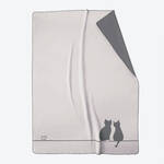 Produktbild f�r 'Caw� Wende-Wohndecke You & Me mit Katzenmotiv, ca. 150/200 cm'