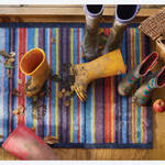 Produktbild fr 'Saugstarke Matte Happy Stripe hlt 95 % Schmutz zurck'