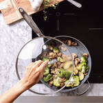 Produktbild f�r 'Glasdeckel f�r Pfanne mit nat�rlicher Keramik-Antihaftbeschichtung, transparent'