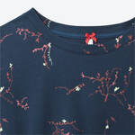 Produktbild fr 'Gemustertes Kombishirt zur Bio-Baumwoll Mix & Match Kollektion, Nachtwsche, Pyjama, Schlafbekleidung, Loungewear, Nachthemd'