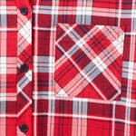Produktbild fr 'Weicher Baumwoll-Pyjama mit klassischem Karomuster, Nachtwsche, Nachthemd, Schlafbekleidung, Loungewear, Schlafanzug'