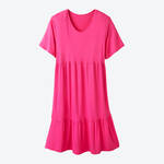 Produktbild fr 'Trendiges Sommerkleid pink fr Strand und Freizeit'