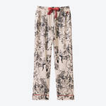 Produktbild fr 'Weiche 7/8 Pyjamahose mit Alice im Wunderland-Illustrationen'