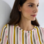 Produktbild f�r 'Damen-Nachthemd - gestreift, Gr��e 36-48'