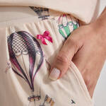 Produktbild f�r 'Damen-Schlafhose - Baumwoll-Modal-Mix, Ballon-Print, Gr��e 36-48'