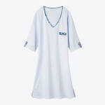 Produktbild f�r 'Gestreiftes Nachthemd mit Liberty-Blumenstoff, Gr��e 36-48'