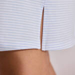 Produktbild f�r 'Gestreiftes Nachthemd mit Liberty-Blumenstoff, Gr��e 36-48'