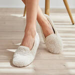 Produktbild fr 'Kuscheliger Pantoffel mit klimaregulierendem Schaffell, Slip Ons, Hausschuhe, Slippers'