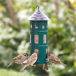Produktbild fr 'Vielfltig befllbarer Vogelfutter-Turm im skandinavischen Design'