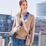 Produktbild f�r 'Schicke Umh�ngetasche aus weichem Leder'
