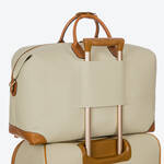 Produktbild fr ' Elegante Reisetasche 28 l - mit Lederbesatz, 43 x 19 x 28 cm (B/T/H)'