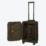 Produktbild fr 'Reisekoffer Life 88 l -  Wildleder-Optik, Olive, 48 x 26 x 77 cm (B/T/H)'