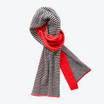 Produktbild fr 'Wendeschal - Rot/ Schwarz-Wei gestreift, 35/200 cm'