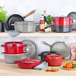 Produktbild fr 'Franzsische Staub Cocotte oval mit zustzlichem Gratis-Tierknauf'