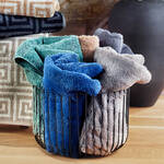 Produktbild fr 'Handtcher mit Velourstreifen - 100 % Baumwolle, 3 Gren, 5 Farben'