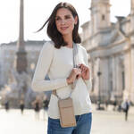 Produktbild fr 'Schicke Handytasche mit Geldbrse aus weichem Leder'