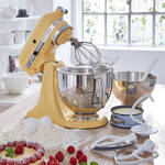 Produktbild f�r 'Aktion: KitchenAid Artisan mit Gem�seschneider und drei zus�tzlichen Trommeln'