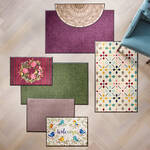 Produktbild fr '  Motiv Lovely Birds: Kruselvelours-Fu-und Sauberlaufmatten binden Schmutz, Staub und Nsse'